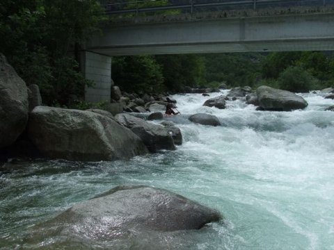 Torrente Orco in Kayak Fred